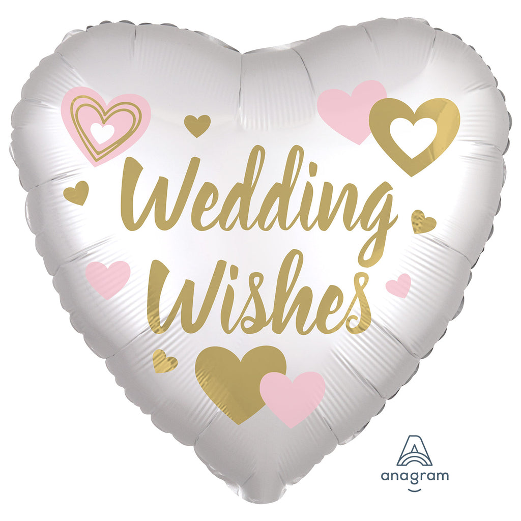 Foil Balloon - 18" - Wedding Wishes